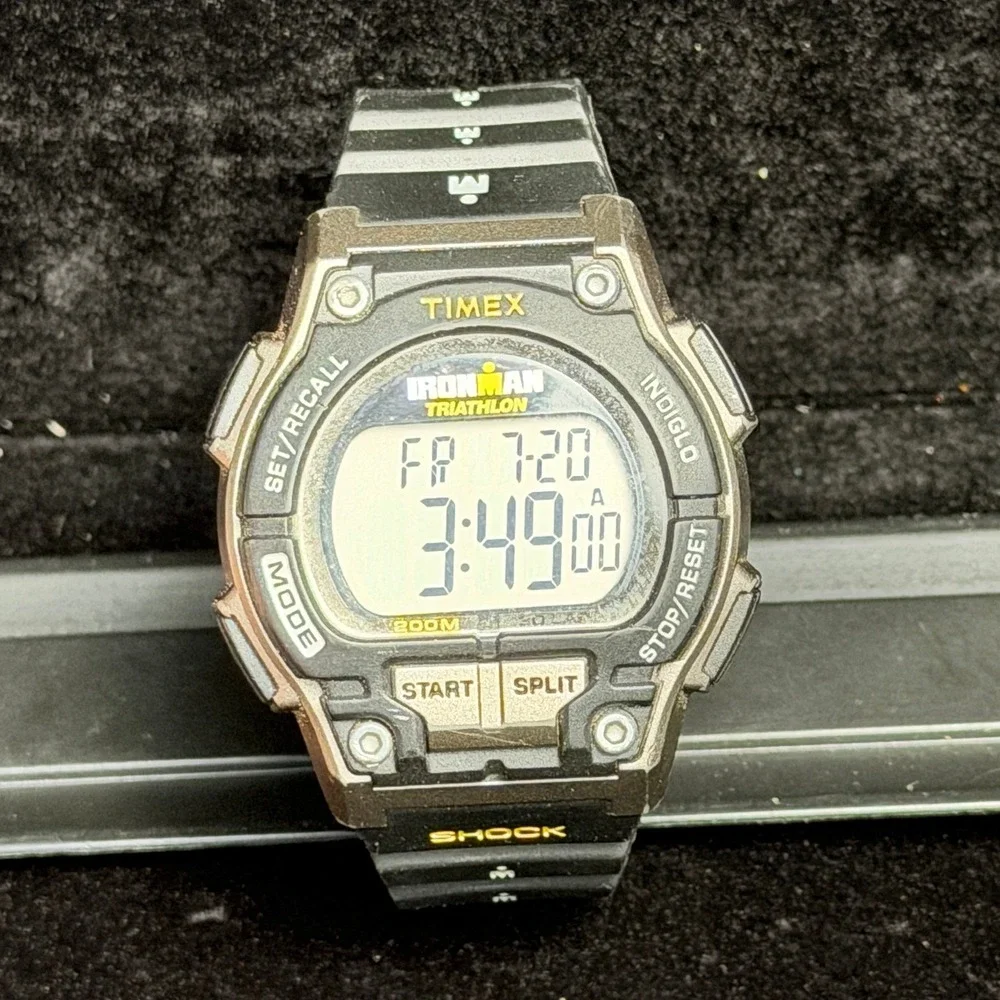 Timex Ironman Triathlon Shock Watch: 200M Water Resistant, 30 Lap Digital, WORKS